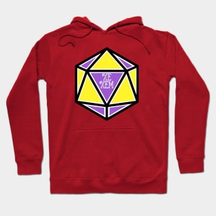 Nonbinary Pronoun Pride D20 Xe/Xem Hoodie